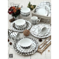 Classic design 16PCS Porcelain Dinner Set with DOT